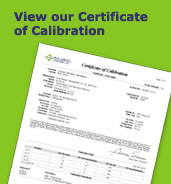 Claibration Certificate Massachusetts